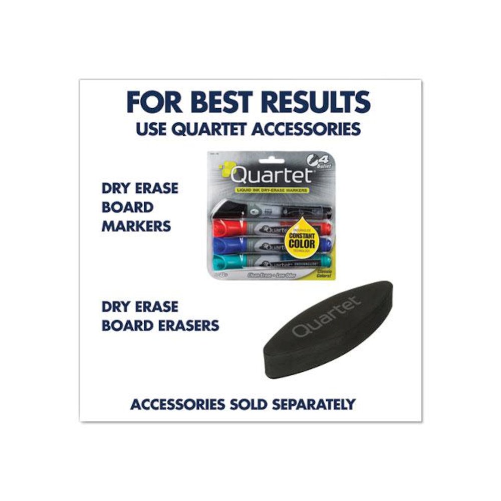 Classic Series Total Erase Dry Erase Boards, 96" x 48", White Surface, Black Aluminum Frame. Picture 7