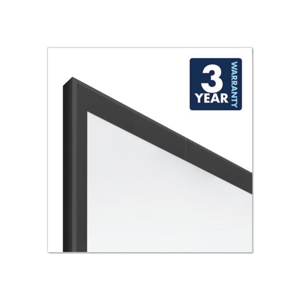 Classic Series Total Erase Dry Erase Boards, 96" x 48", White Surface, Black Aluminum Frame. Picture 8