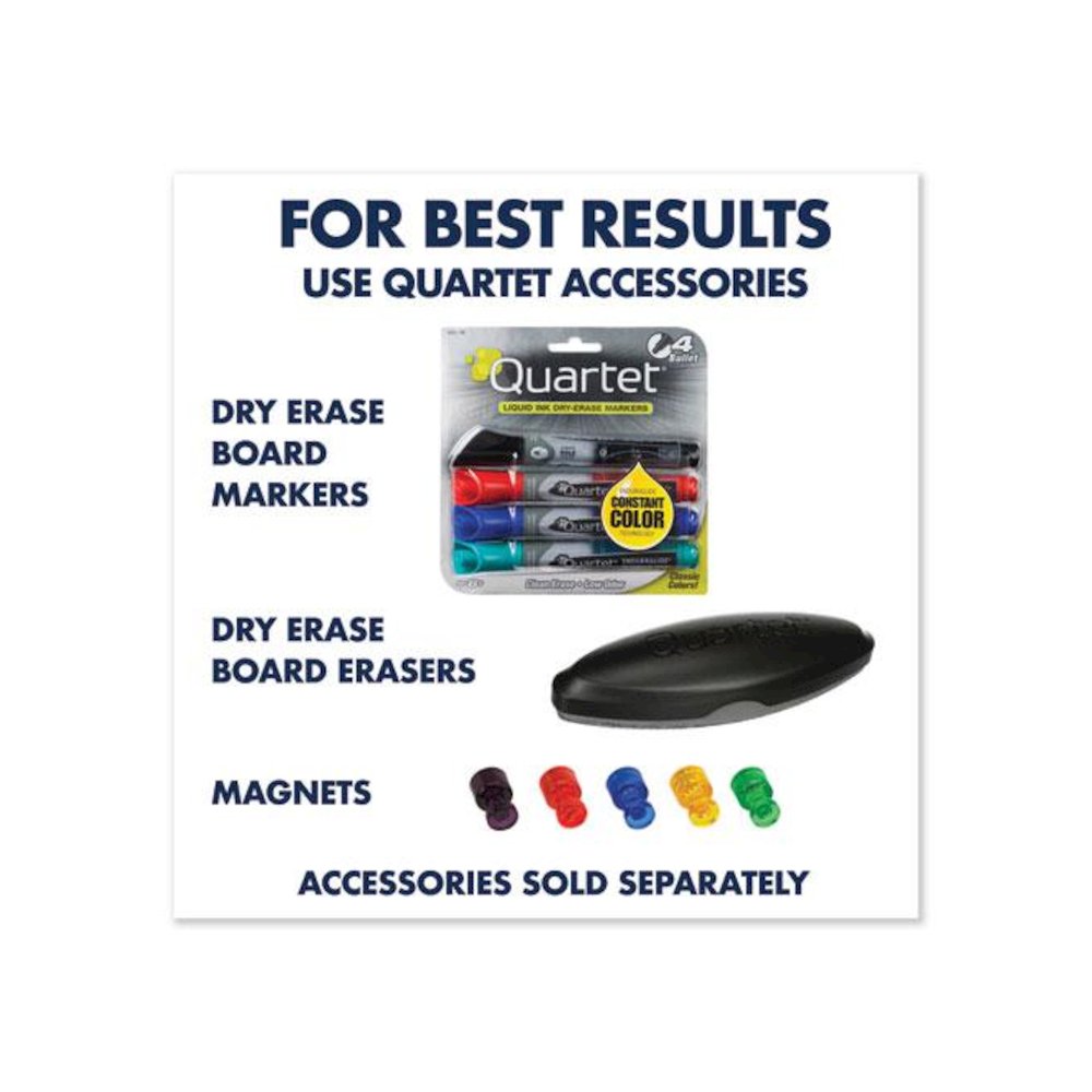 Prestige 2 DuraMax Magnetic Porcelain, 48" x 36", White Surface, Mahogany Finished Fiberboard/Plastic Frame. Picture 10