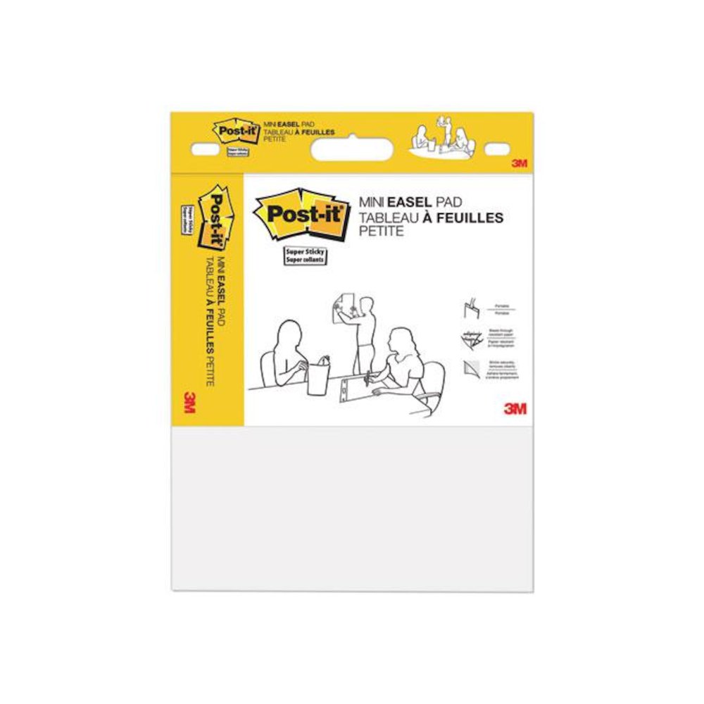Vertical-Orientation Self-Stick Easel Pads, Unruled, (20) White 15" x 18" Sheets, 2/Pack. Picture 1