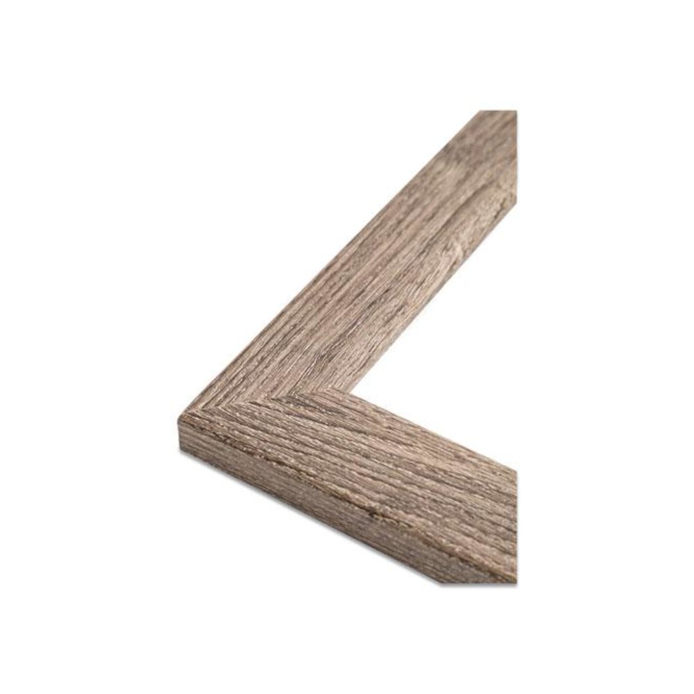 Magnetic Dry Erase Board with Rustic Frame, 36" x 24" (Actual Size: 35" x 23"), White Surface, Brown Wood Frame. Picture 4