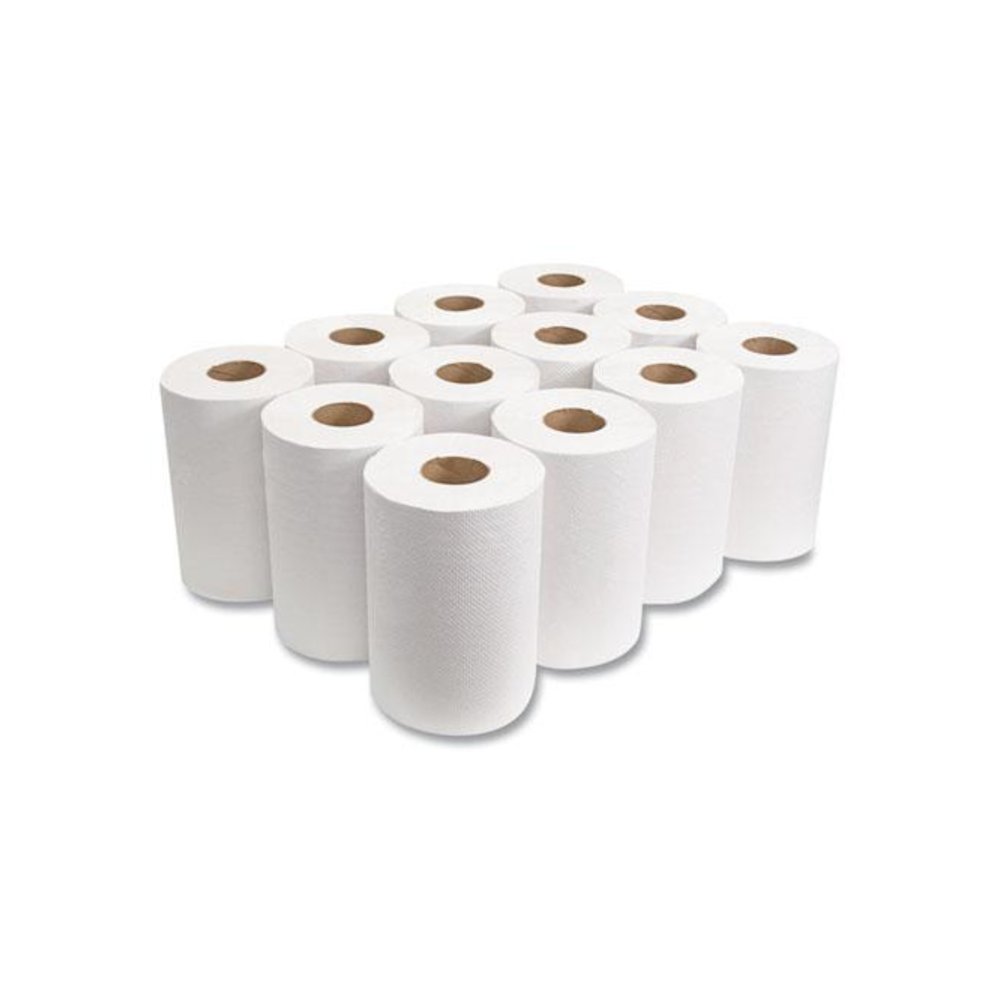 Morsoft Universal Roll Towels, 1-Ply, 8" x 350 ft, White, 12 Rolls/Carton. Picture 5