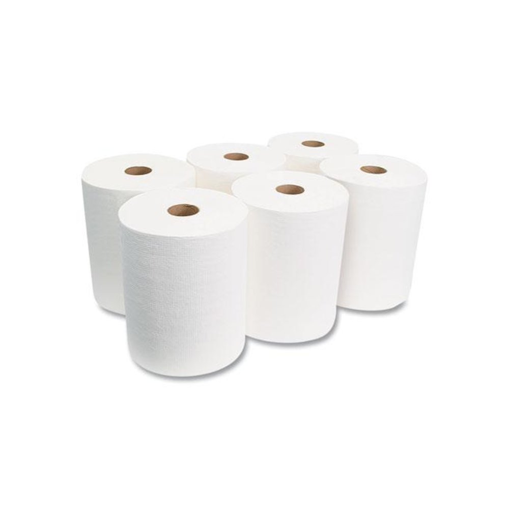 10 Inch TAD Roll Towels, 1-Ply, 10" x 700 ft, White, 6 Rolls/Carton. Picture 4