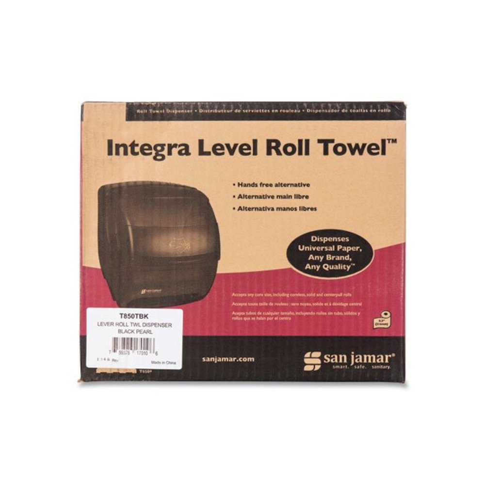 Integra Lever Roll Towel Dispenser, 11.5 x 11.25 x 13.5, Black Pearl. Picture 8