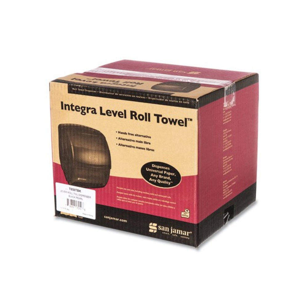Integra Lever Roll Towel Dispenser, 11.5 x 11.25 x 13.5, Black Pearl. Picture 9