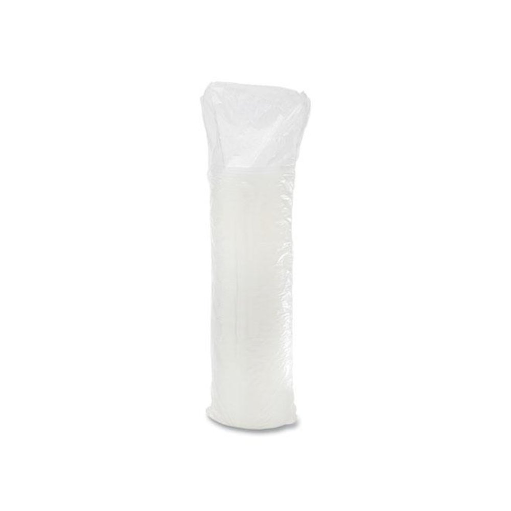 Plastic Lids, Straw-Slot Lid, Fits 12 oz to 24 oz Hot/Cold Foam Cups, Translucent, 100/Pack, 10 Packs/Carton. Picture 5
