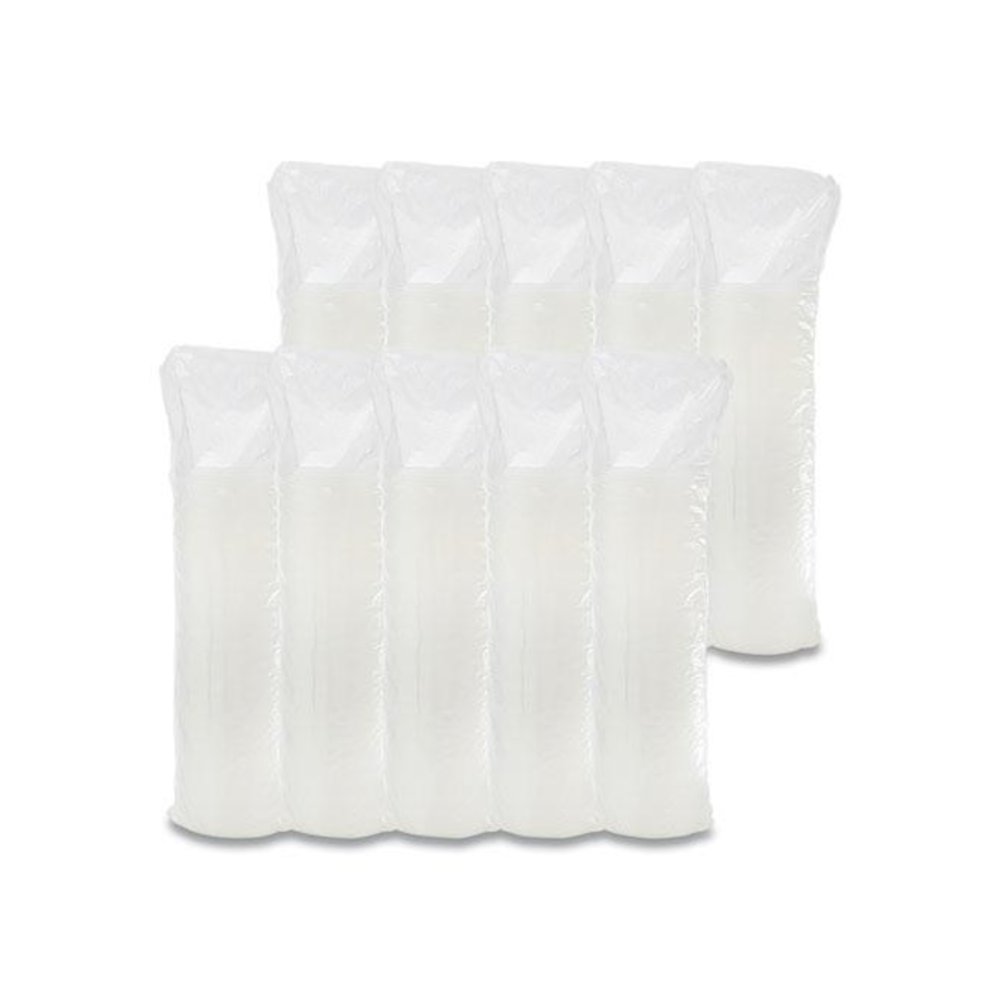 Plastic Lids, Straw-Slot Lid, Fits 12 oz to 24 oz Hot/Cold Foam Cups, Translucent, 100/Pack, 10 Packs/Carton. Picture 7