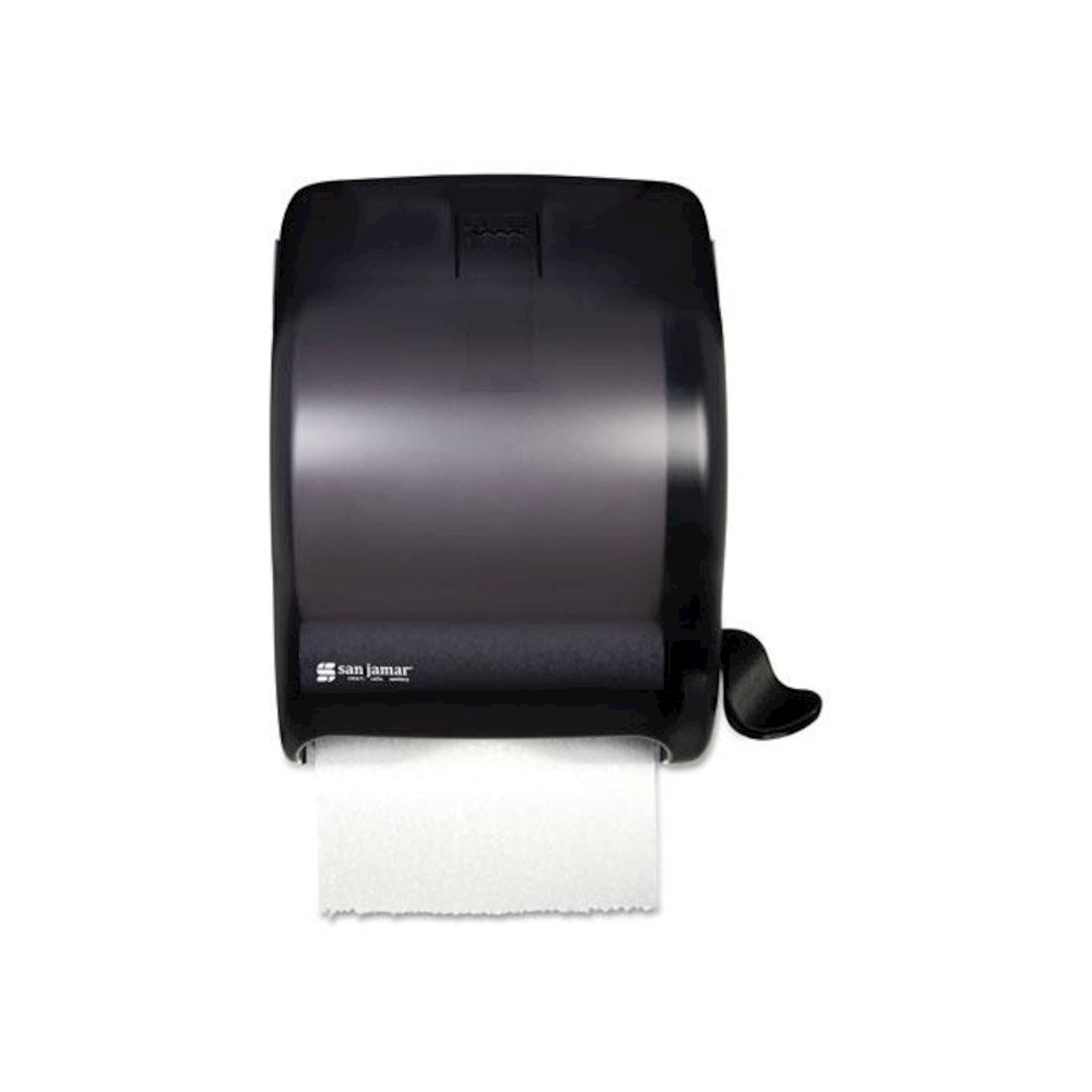 Element Lever Roll Towel Dispenser, Classic, 12.5 x 8.5 x 12.75, Black Pearl. Picture 1