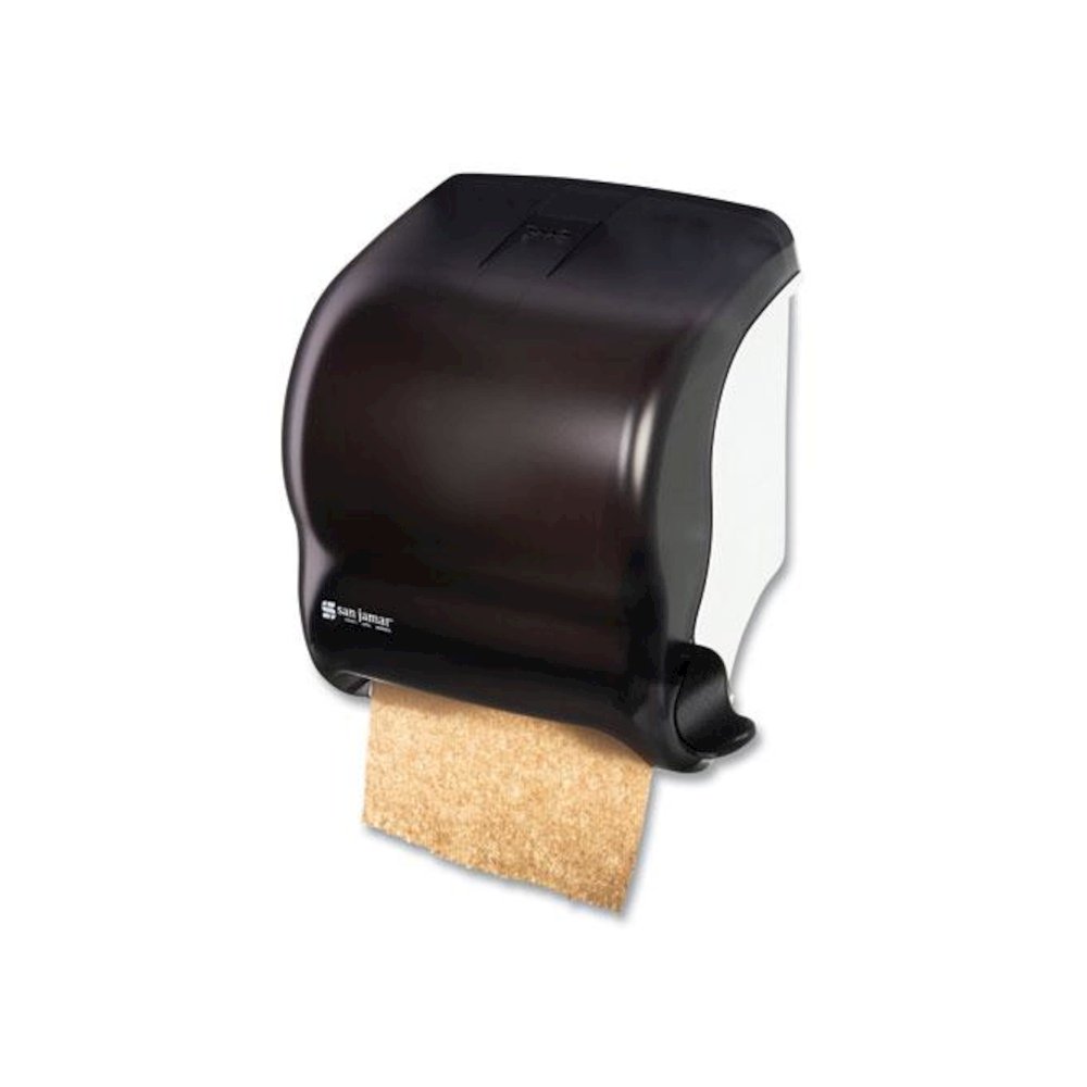 Element Lever Roll Towel Dispenser, Classic, 12.5 x 8.5 x 12.75, Black Pearl. Picture 4