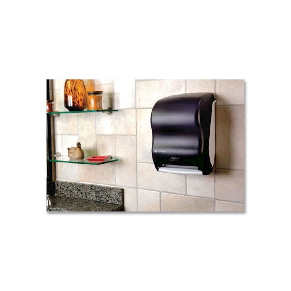 Smart System with iQ Sensor Towel Dispenser, 11.75 x 9 x 15.5, Black Pearl. Picture 8