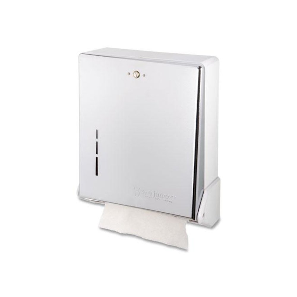 True Fold C-Fold/Multifold Paper Towel Dispenser, 11.63 x 5 x 14.5, Chrome. Picture 2