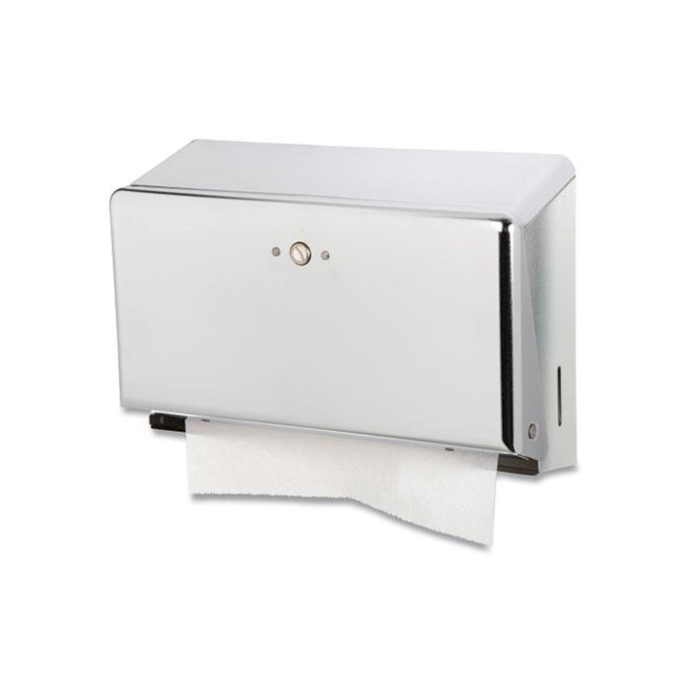 Mini C-Fold/Multifold Towel Dispenser, 11.13 x 3.88 x 7.88, Chrome. Picture 2