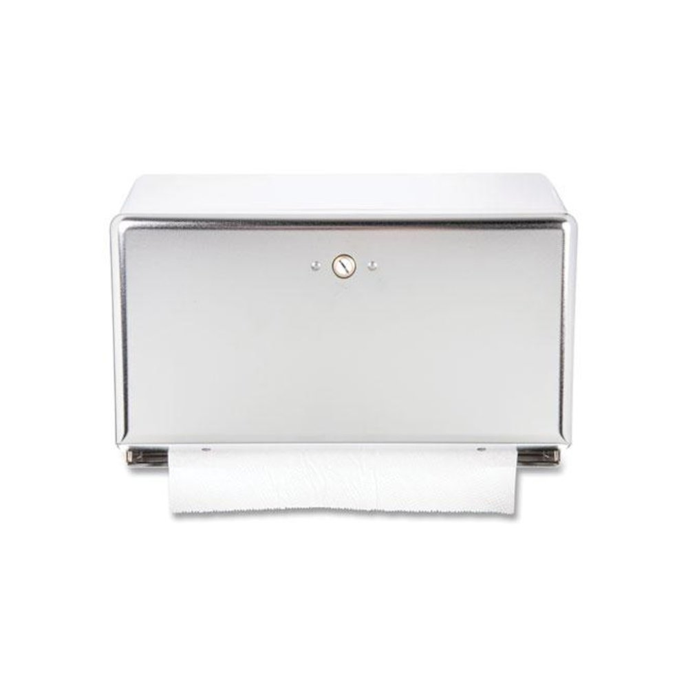 Mini C-Fold/Multifold Towel Dispenser, 11.13 x 3.88 x 7.88, Chrome. Picture 3