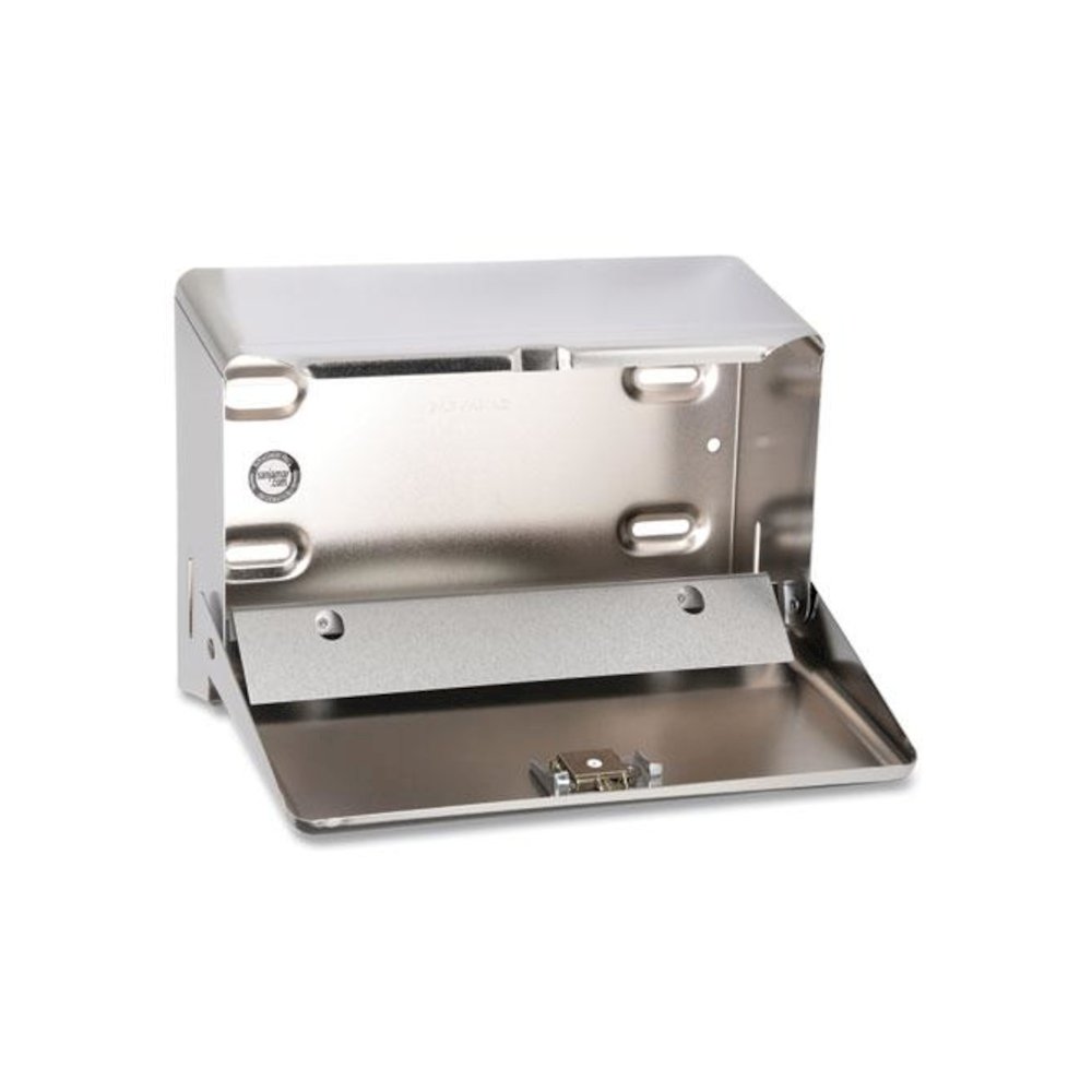 Mini C-Fold/Multifold Towel Dispenser, 11.13 x 3.88 x 7.88, Chrome. Picture 6