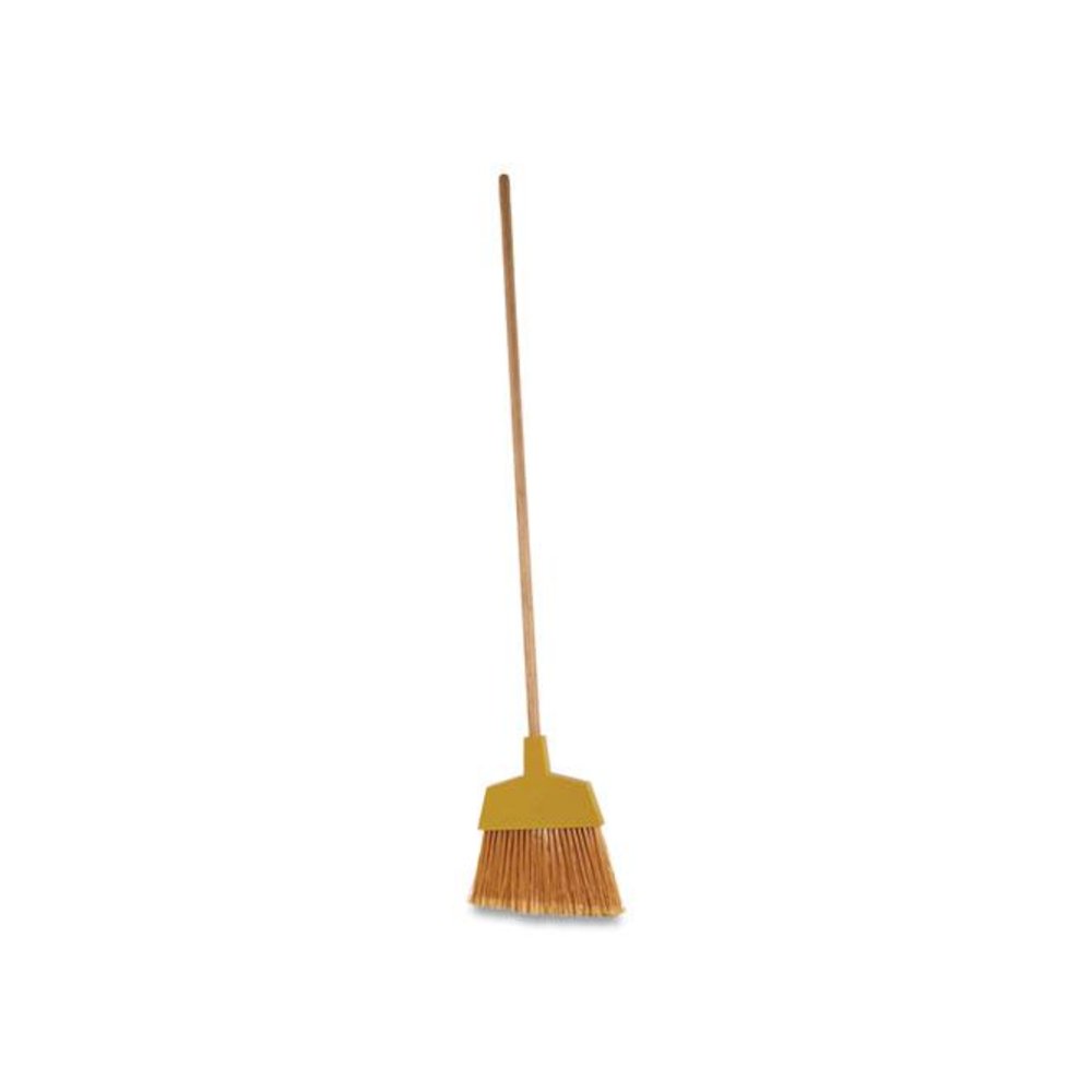 Angler Broom, 53" Length, Yellow. Picture 1