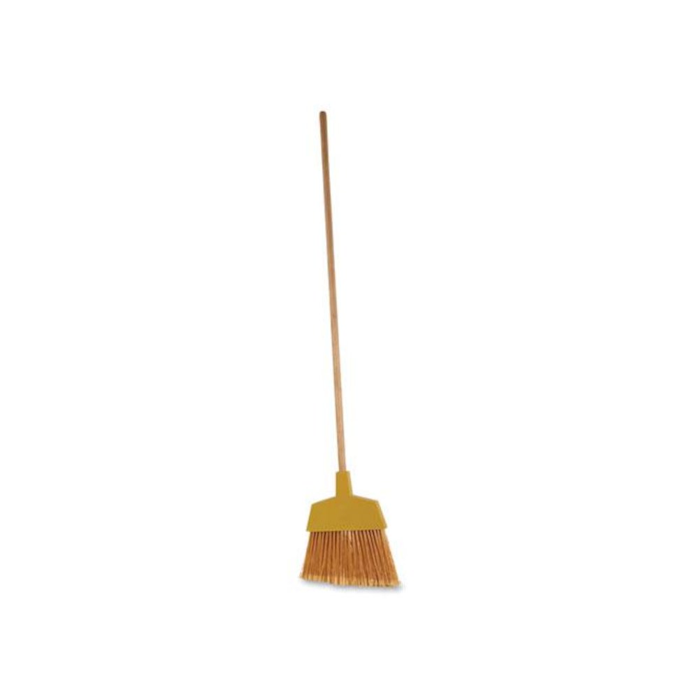 Angler Broom, 53" Length, Yellow, 12/Carton. Picture 1