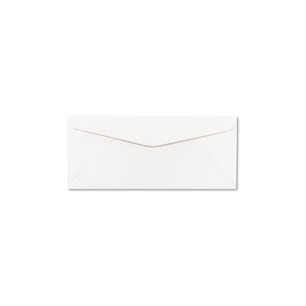CLASSIC CREST #10 Envelope, Commercial Flap, Gummed Closure, 4.13 x 9.5, Avon Brilliant White, 500/Box. Picture 3