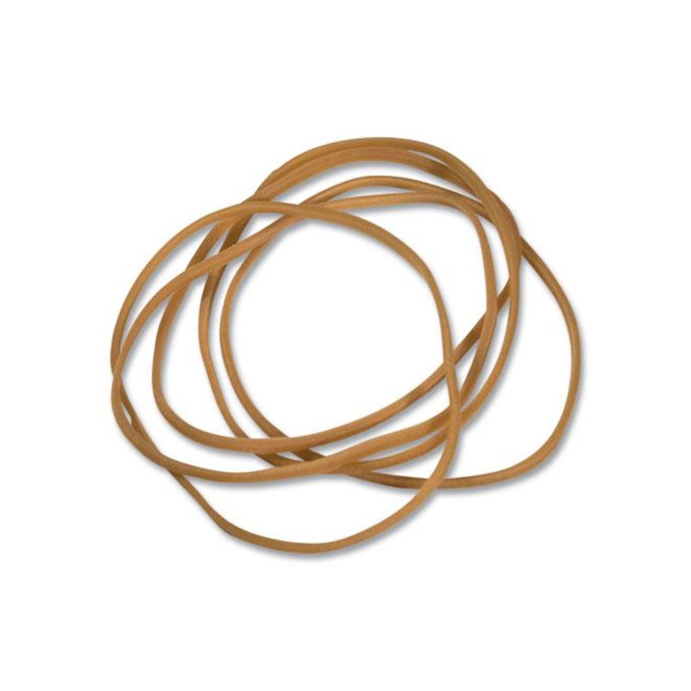 Rubber Bands, Size 18, 0.04" Gauge, Beige, 1 lb Box, 1,600/Pack. Picture 4