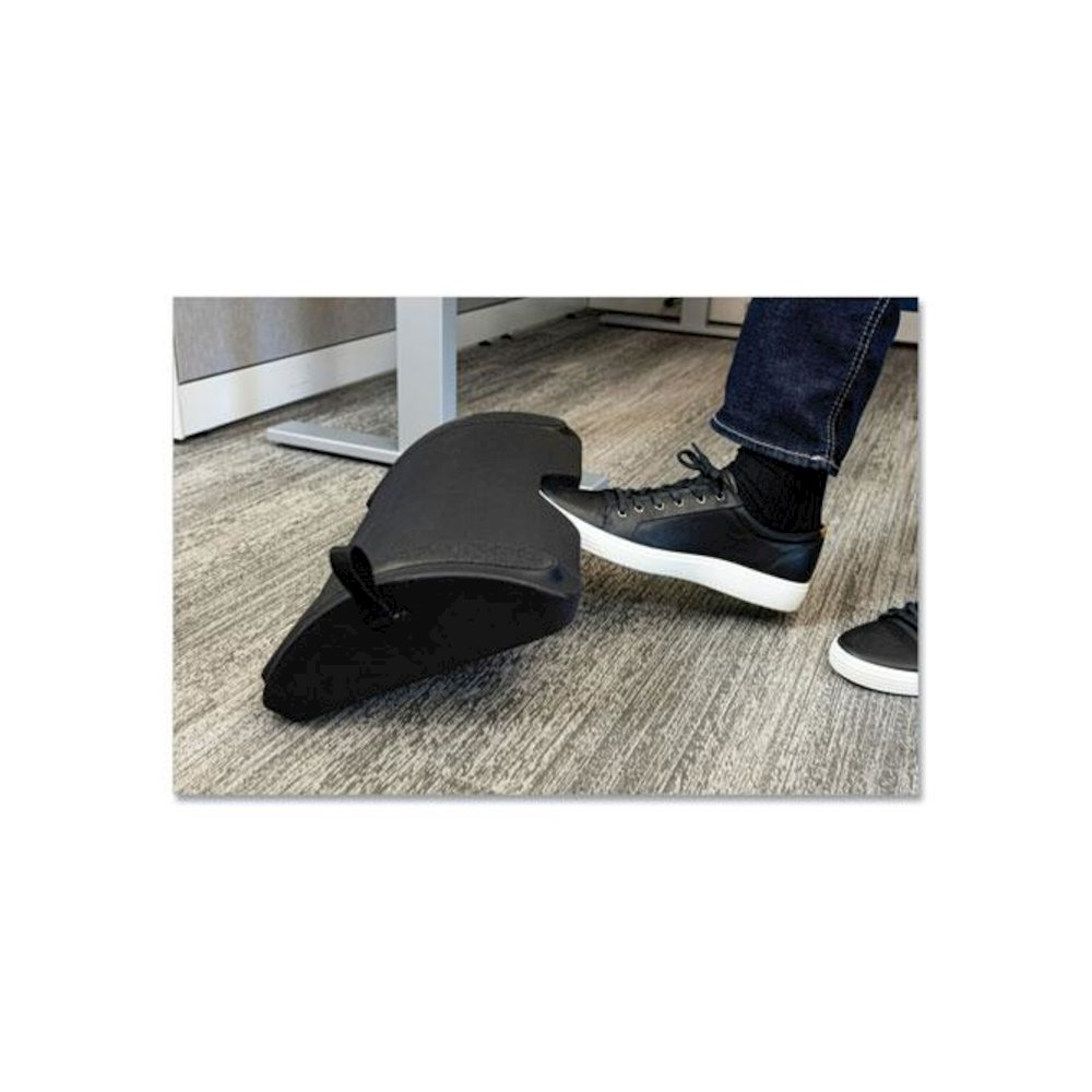 Foot Rest for Standing Desks, 19.98w x 11.97d x 4.2h, Black. Picture 7