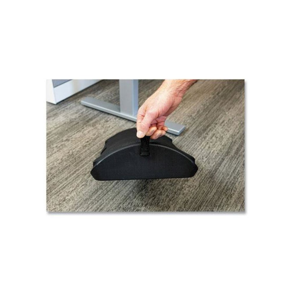 Foot Rest for Standing Desks, 19.98w x 11.97d x 4.2h, Black. Picture 8