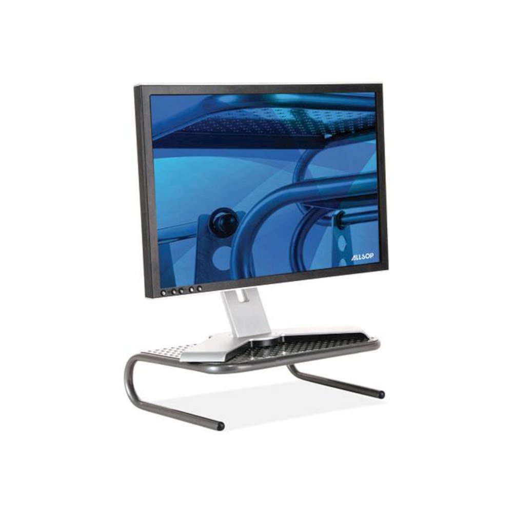 Metal Art Jr. Monitor Stand, 14.75" x 11" x 4.25", Black, Supports 40 lbs. Picture 4