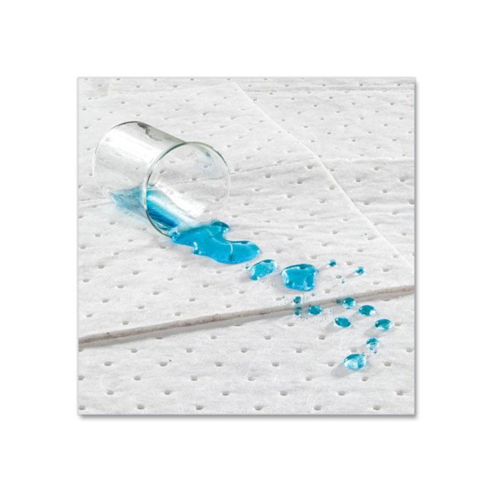 TASKBrand Industrial Oil Only Sorbent Pad, 0.21 gal, 15 x 18, 100/Carton. Picture 4