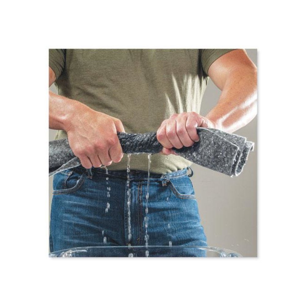 TASKBrand All Sorb Industrial Sorbent Pad, 0.22 gal, 15 x 18, 100/Pack. Picture 4