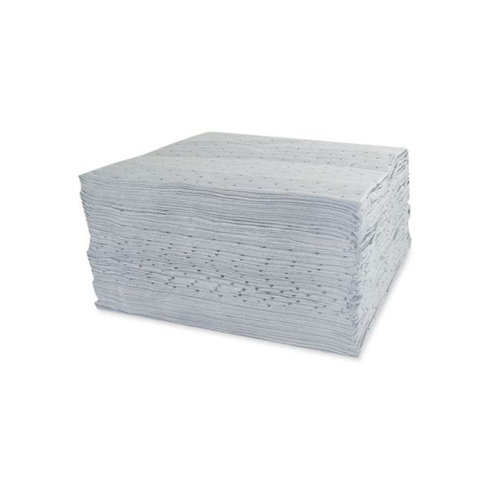TASKBrand All Sorb Industrial Sorbent Pad, 0.22 gal, 15 x 18, 100/Pack. Picture 2