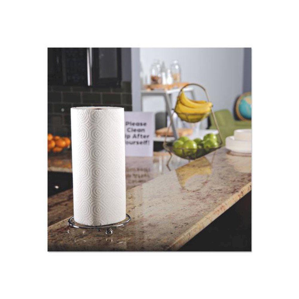 Kitchen Roll Towels, 2-Ply, 11 x 8.8, White, 100/Roll, 30 Rolls/Carton. Picture 7