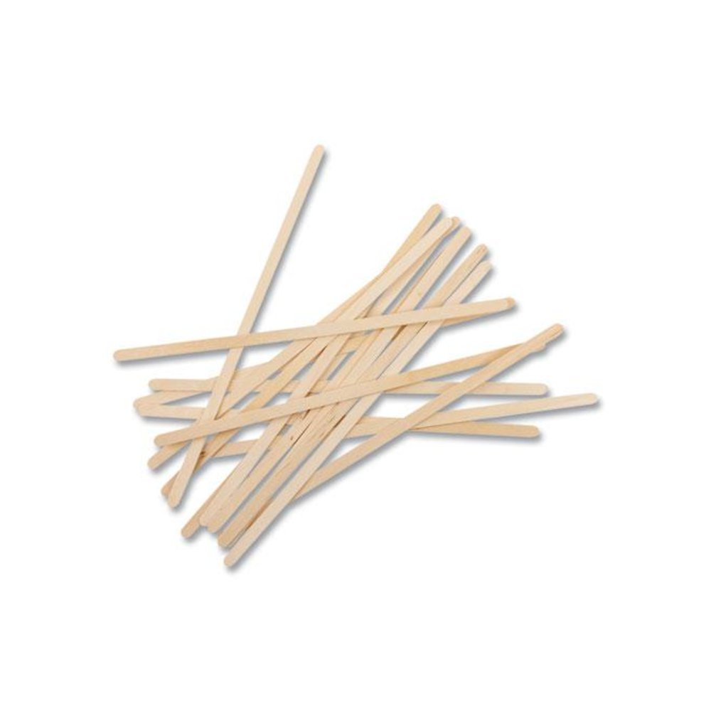 Wood Stir Sticks, 7.5" Long, 500/Box, 10 Boxes/Carton. Picture 7