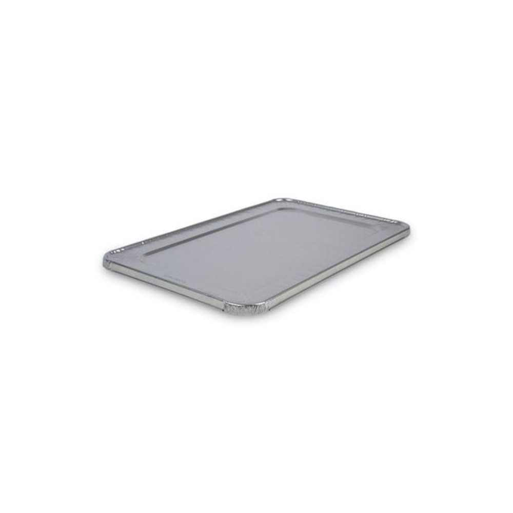 Aluminum Steam Table Pan Lids, Fits Full-Size Deep Pan, 380 Gauge, 0.63" Deep, 12.88 x 20.81, 50/Carton. Picture 1