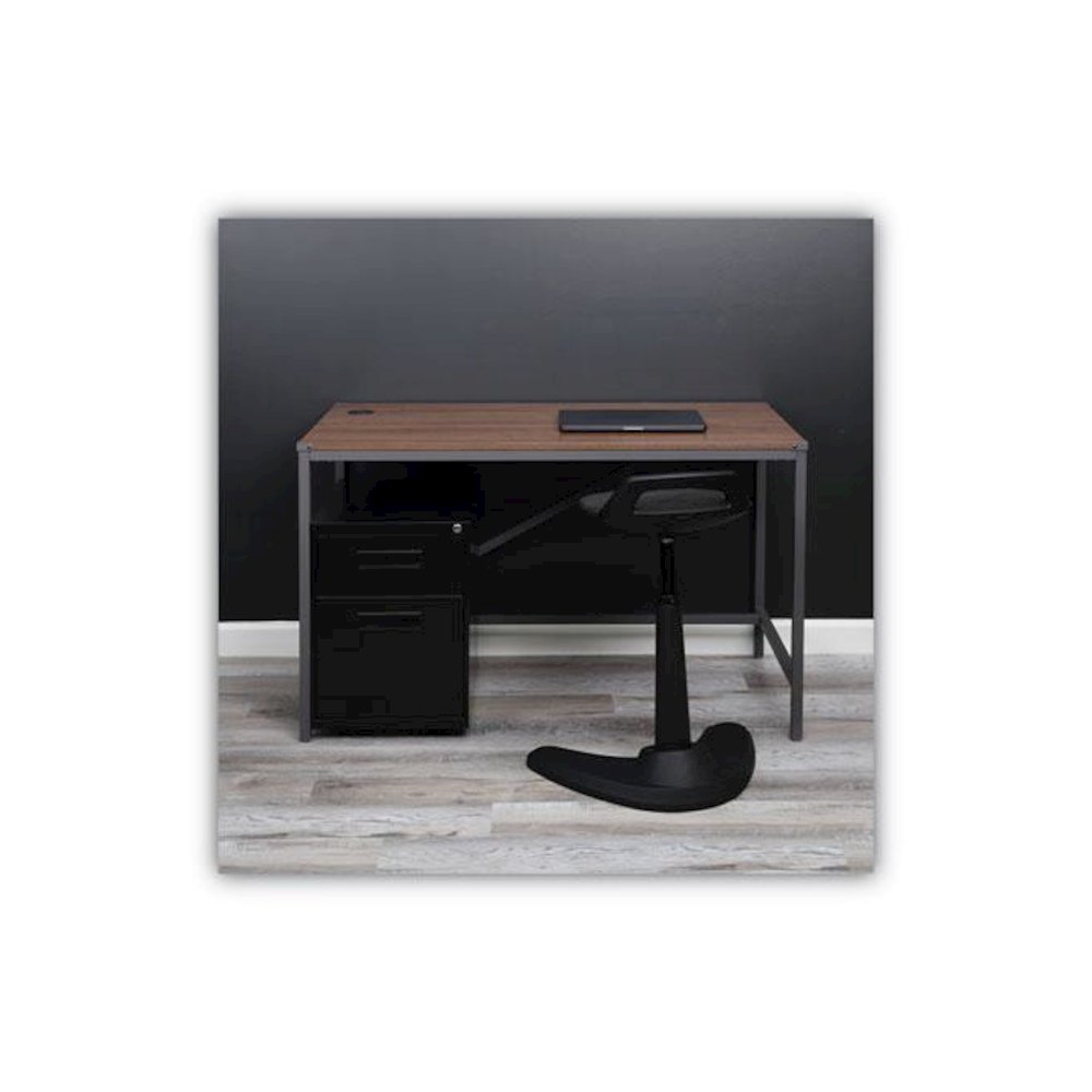 File Pedestal, Left or Right, 2-Drawers: Box/File, Legal/Letter, Black, 14.96" x 19.29" x 21.65". Picture 7