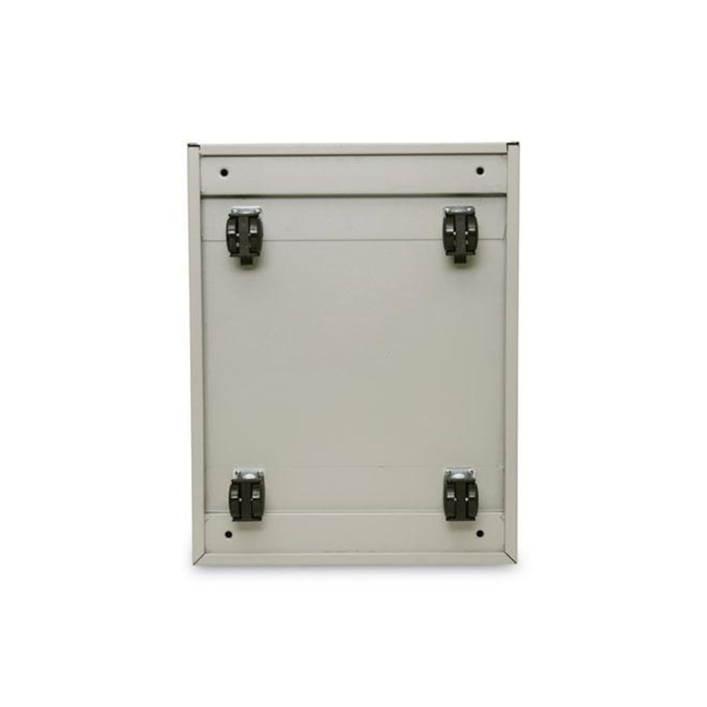 File Pedestal, Left or Right, 2 Legal/Letter-Size File Drawers, Putty, 14.96" x 19.29" x 27.75". Picture 9
