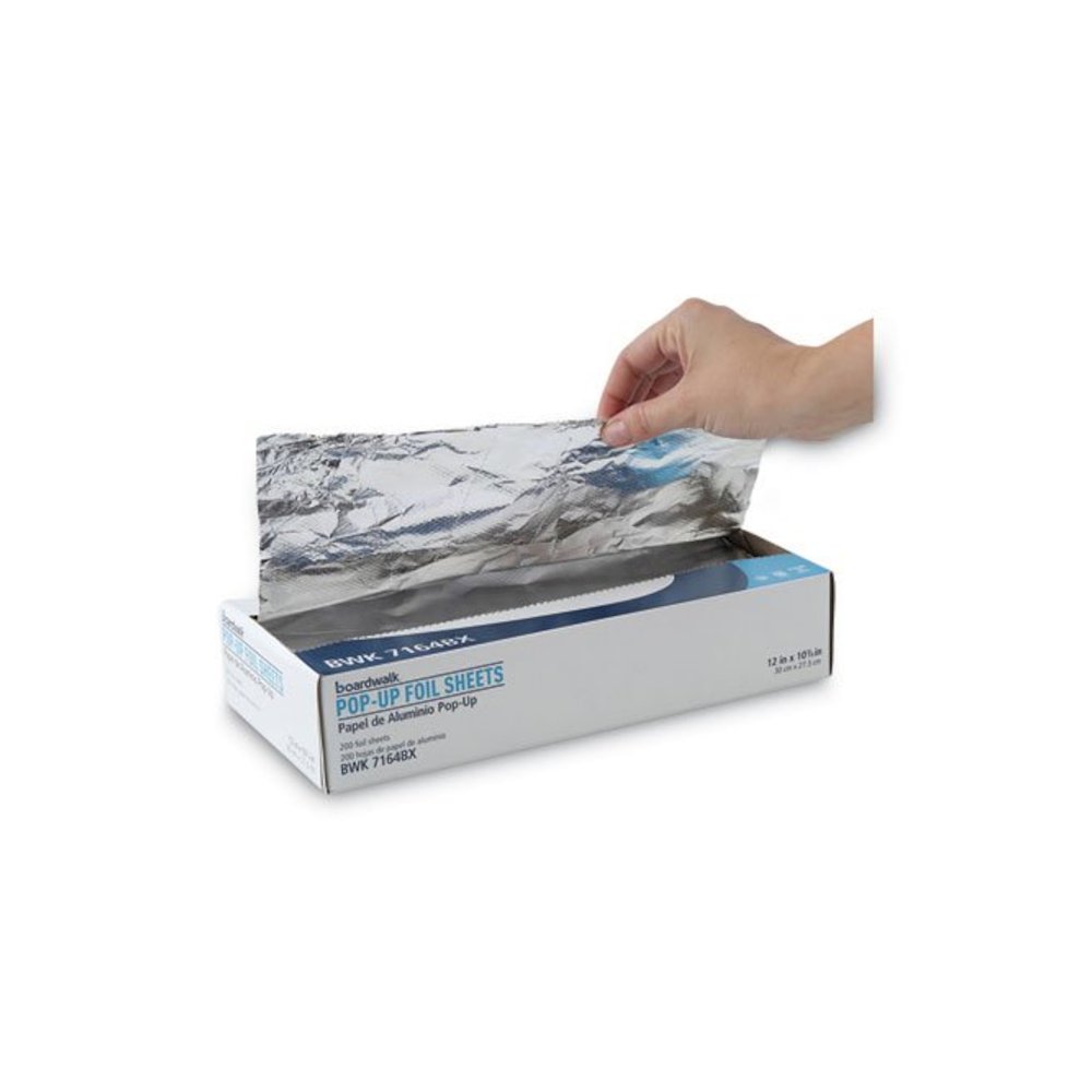 Standard Aluminum Foil Pop-Up Sheets, 63 Gauge, 12 x 10.75, 200/Box, 12 Boxes/Carton. Picture 3