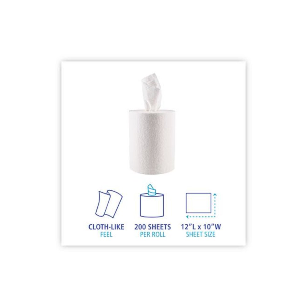 DRC Wipers, Centerpull, 10 x 11.5, White, 200/Carton. Picture 5