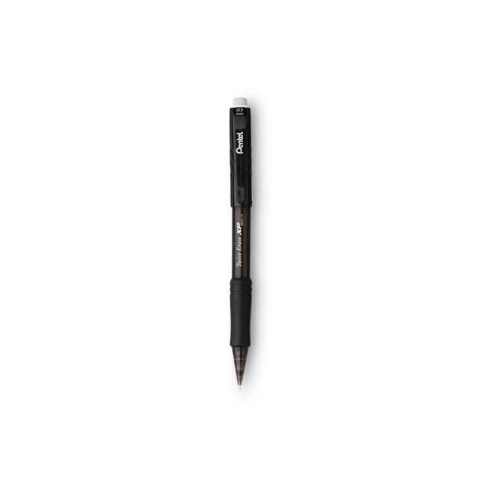 Twist-Erase EXPRESS Mechanical Pencil, 0.5 mm, HB (#2), Black Lead, Black Barrel, Dozen. Picture 1