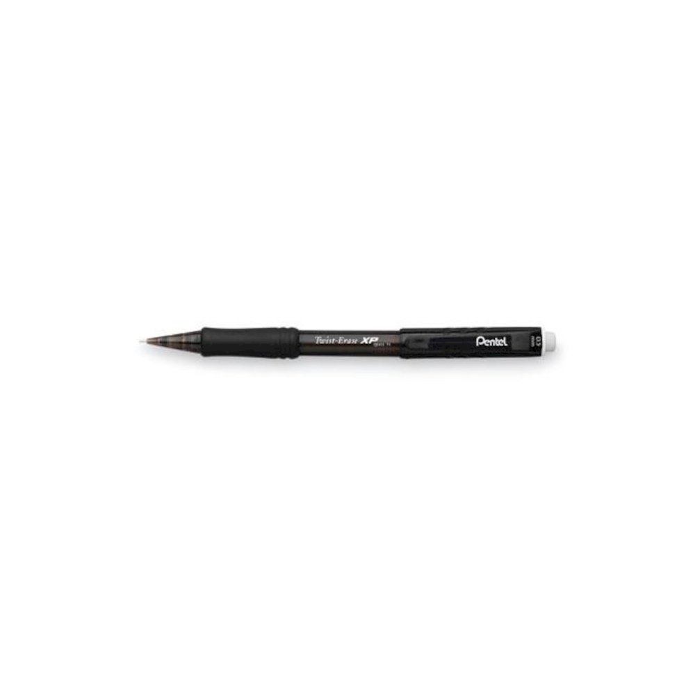 Twist-Erase EXPRESS Mechanical Pencil, 0.5 mm, HB (#2), Black Lead, Black Barrel, Dozen. Picture 4