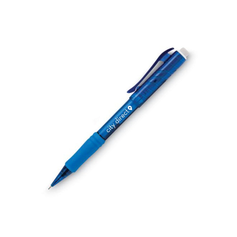 Twist-Erase EXPRESS Mechanical Pencil, 0.7 mm, HB (#2), Black Lead, Blue Barrel, Dozen. Picture 4
