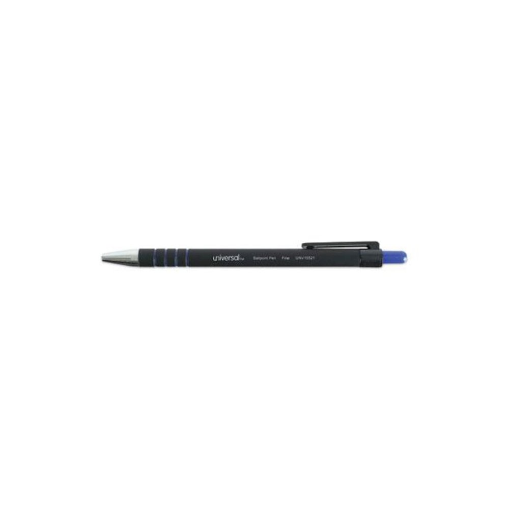 Ballpoint Pen, Retractable, Fine 0.7 mm, Blue Ink, Blue Barrel, Dozen. Picture 3