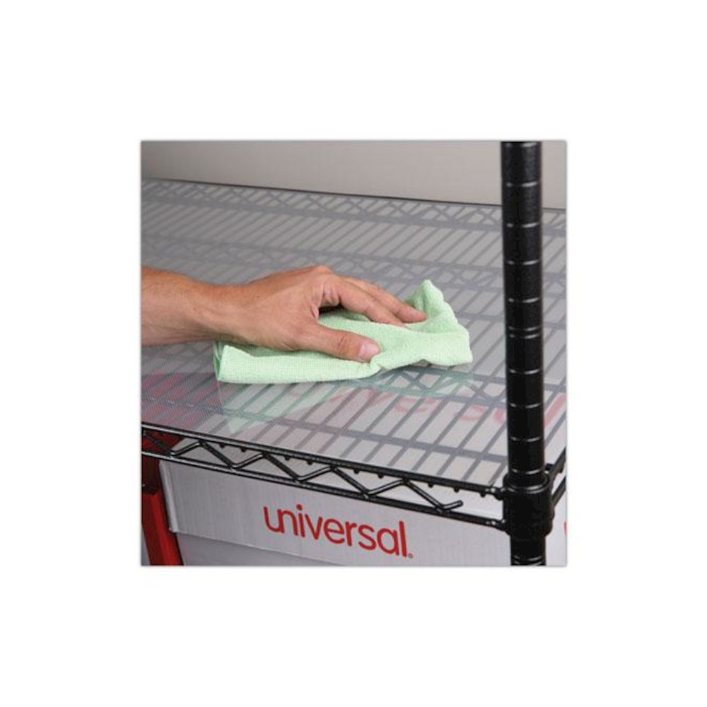 Shelf Liners For Wire Shelving, Clear Plastic, 36w x 24d, 4/Pack. Picture 5
