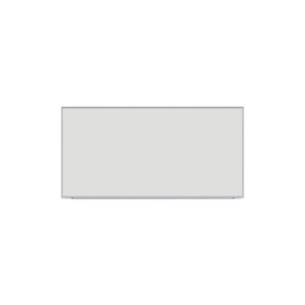 Deluxe Melamine Dry Erase Board, 96" x 48", White Surface, Anodized Aluminum Frame. Picture 1