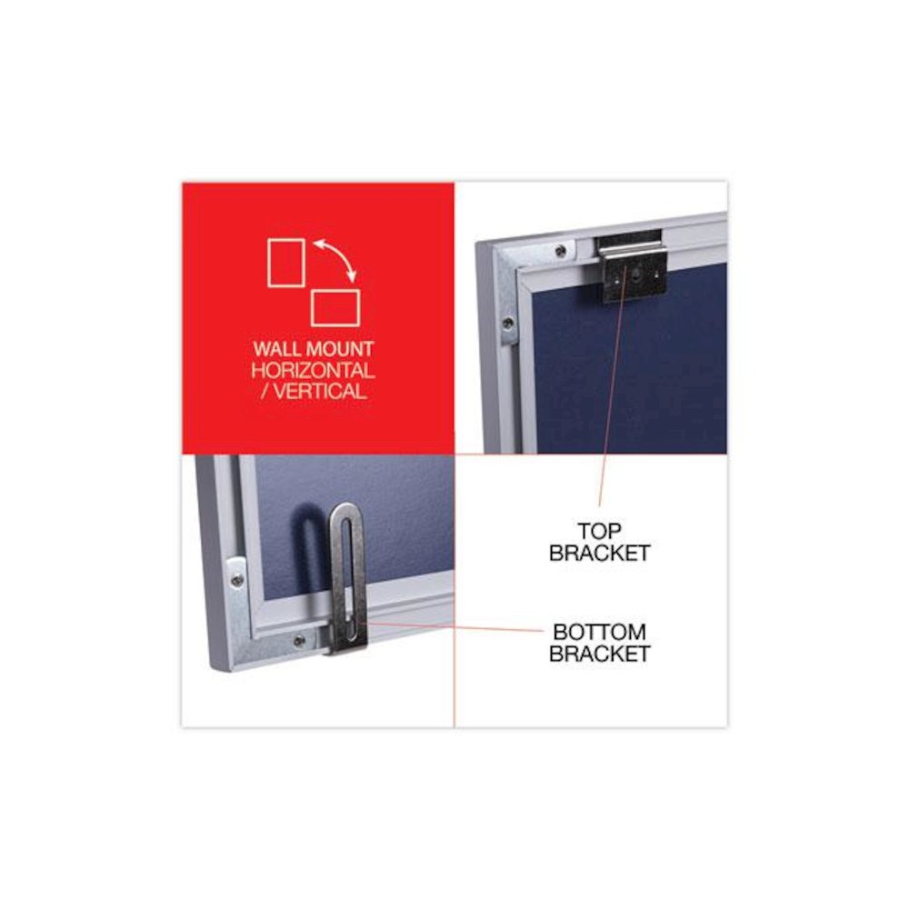 Deluxe Melamine Dry Erase Board, 96" x 48", White Surface, Anodized Aluminum Frame. Picture 5