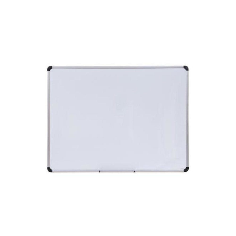 Magnetic Steel Dry Erase Marker Board, 48" x 36", White Surface, Satin Aluminum Frame. Picture 1