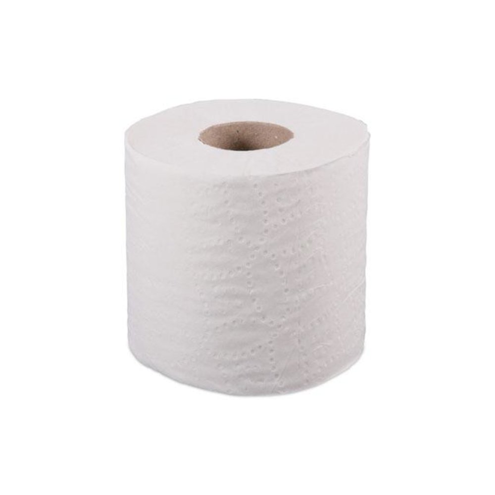 One-Ply Toilet Tissue, Septic Safe, White, 1,000 Sheets/Roll, 96 Rolls/Carton. Picture 2