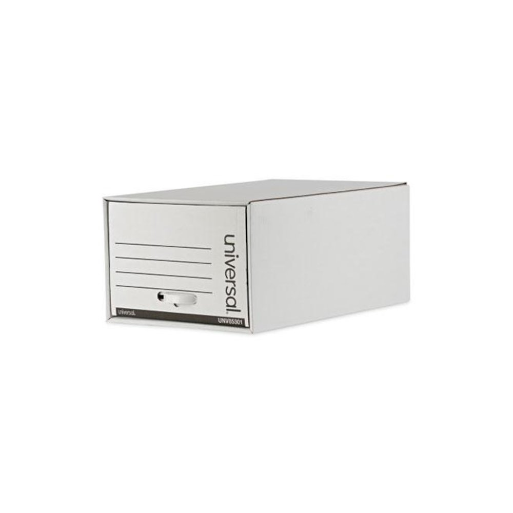 Heavy-Duty Storage Drawers, Legal Files, 17.25" x 25.5" x 11.5", White, 6/Carton. Picture 1