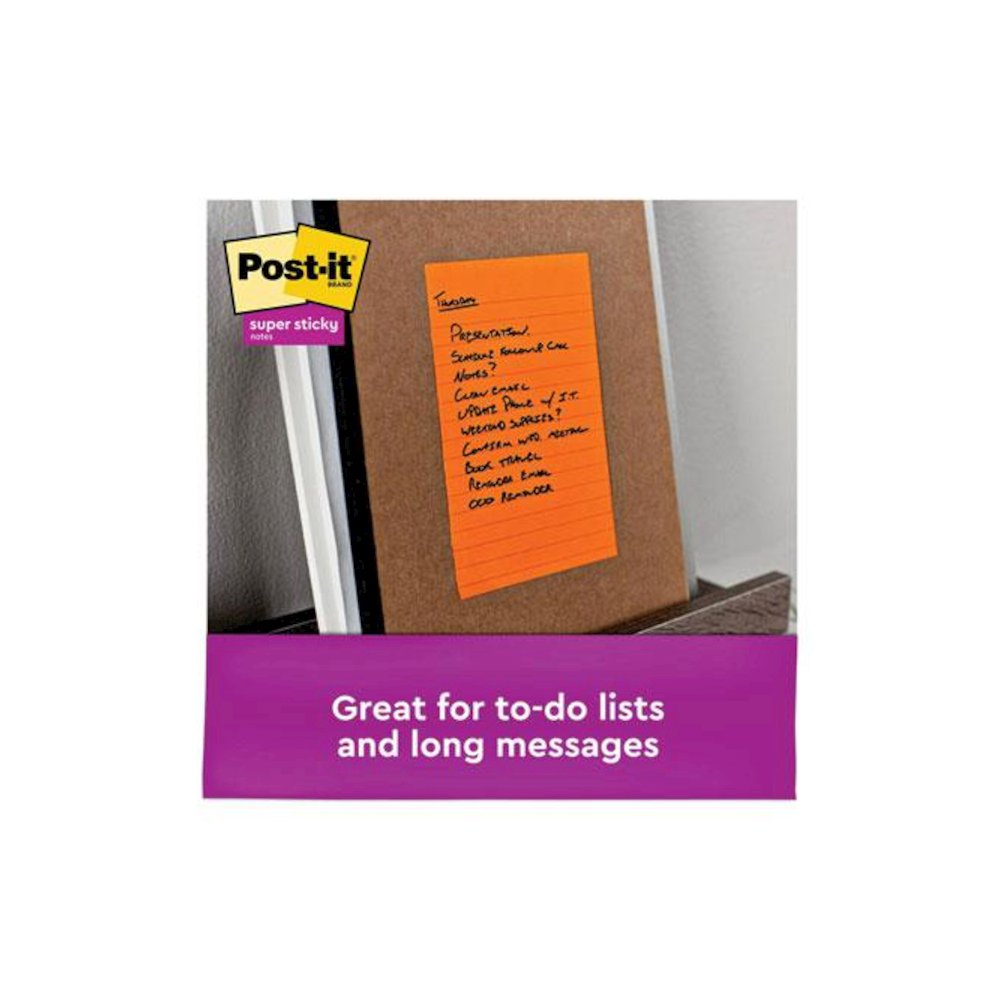 Pads in Energy Boost Collection Colors, Note Ruled, 5" x 8", 45 Sheets/Pad, 4 Pads/Pack. Picture 4