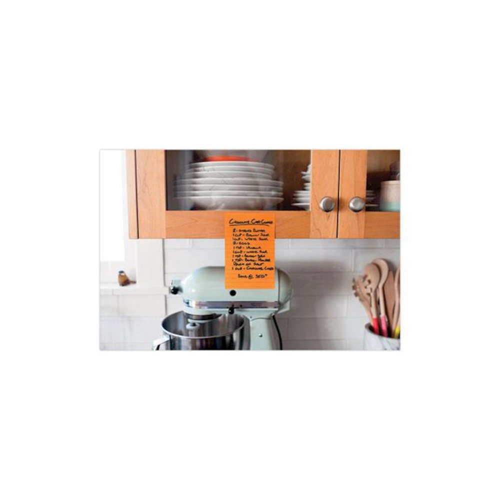 Pads in Energy Boost Collection Colors, Note Ruled, 5" x 8", 45 Sheets/Pad, 4 Pads/Pack. Picture 8