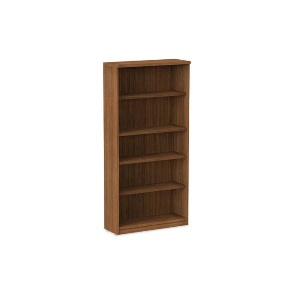 Alera Valencia Series Bookcase, Five-Shelf, 31.75w x 14d x 64.75h, Modern Walnut. Picture 1