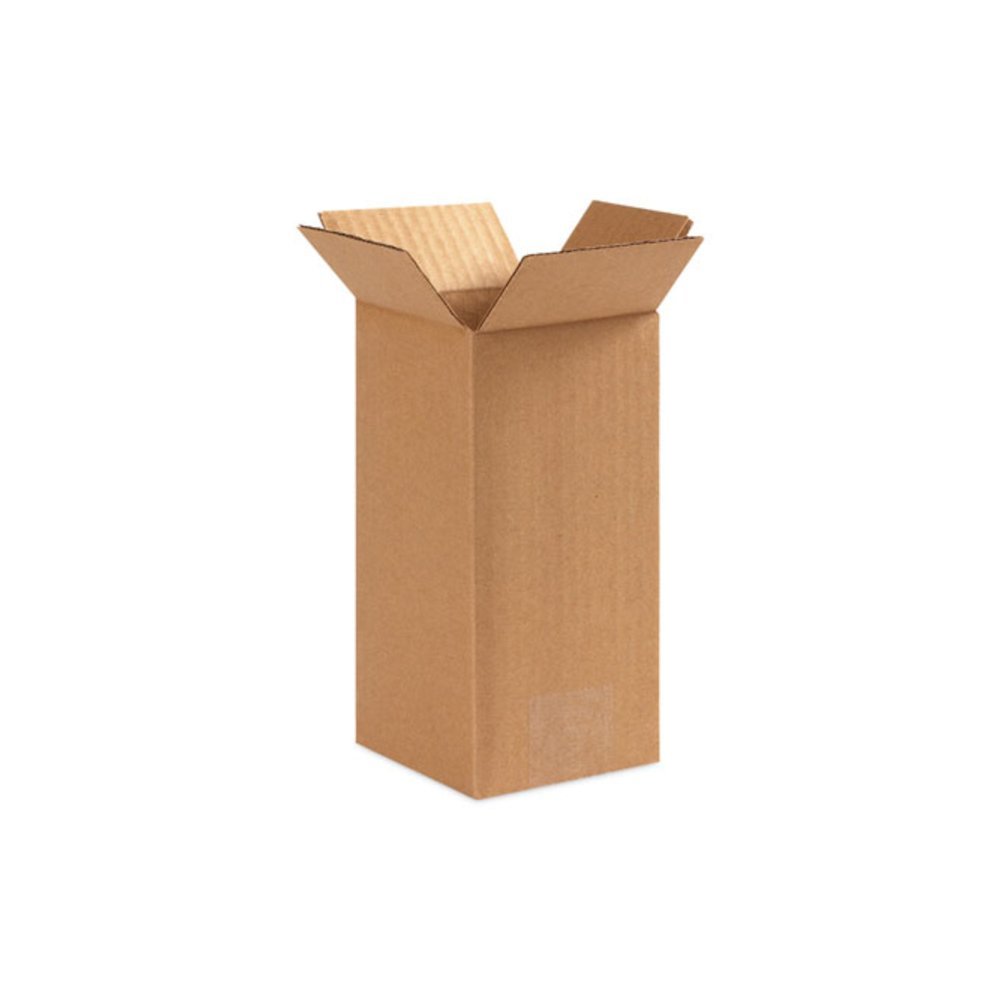 Shipping Boxes, Regular Slotted Container (RSC), 12" x 12" x 24", Brown Kraft, 25/Bundle. Picture 1