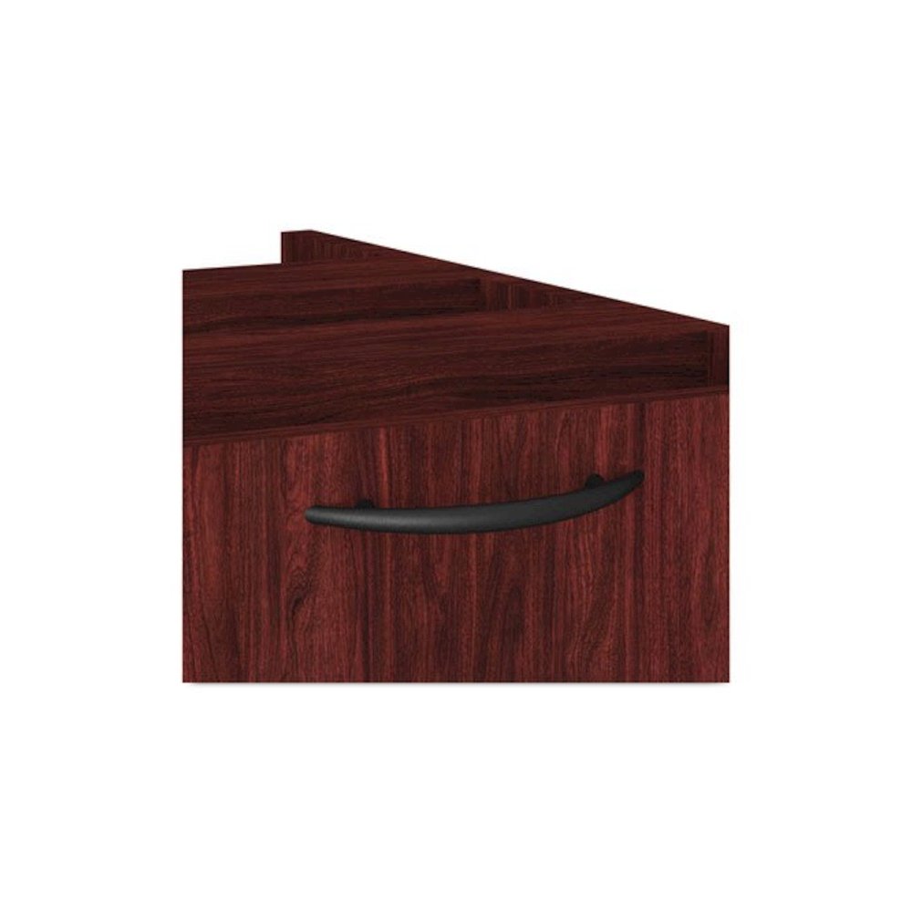 Alera Valencia Series Hanging Pedestal File, Left/Right, 2-Drawers: Box/File, Legal/Letter, Mahogany, 15.63" x 20.5" x 19.25". Picture 5